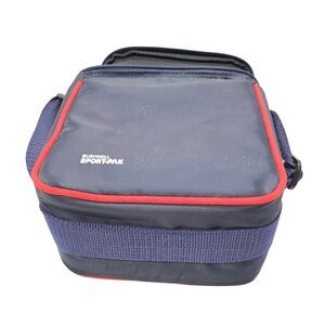 Bushnell Sport-Pak Binocular Case Padded Carry Bag Black Red